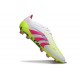 Buty Piłkarskie adidas Predator Elite FG Biały Różowy Zawistny