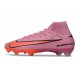 Buty Piłkarskie Nike Mercurial Superfly X Elite FG Różowy Pomarańczowy