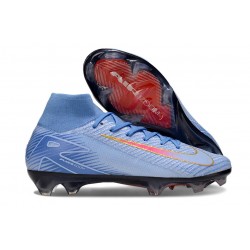 Buty Piłkarskie Nike Mercurial Superfly X Elite FG Niebieski Czerwony