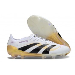 Buty Piłkarskie adidas Predator Elite FG Biały Czarny Złoto