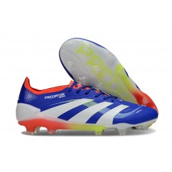 Buty Piłkarskie adidas Predator Elite FG Niebieski Biały Czerwony
