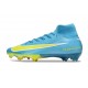 Buty Piłkarskie Nike Mercurial Superfly X Elite FG Niebieski Zawistny