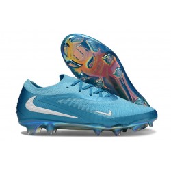 Buty Nike Phantom 6 Elite Low FG Niebieski Biały