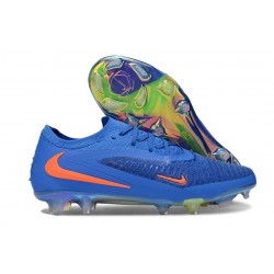 Buty Nike Phantom 6 Elite Niskie FG Niebieski Pomarańczowy