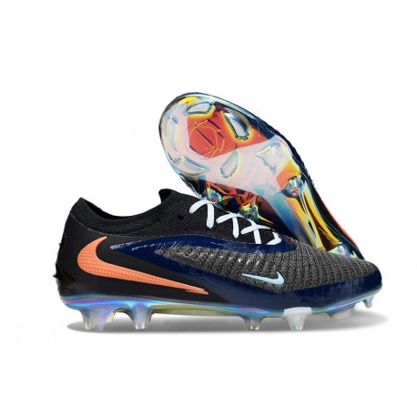 Buty Nike Phantom 6 Elite Niskie FG Czarny Pomarańczowy