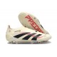 Buty adidas Predator Elite Laceless FG Beżowy Czarny Czerwony
