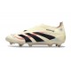 Buty adidas Predator Elite Laceless FG Beżowy Czarny Czerwony