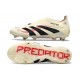 Buty adidas Predator Elite Laceless FG Beżowy Czarny Czerwony