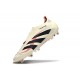 Buty adidas Predator Elite Laceless FG Beżowy Czarny Czerwony