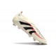 Buty adidas Predator Elite Laceless FG Beżowy Czarny Czerwony