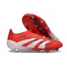 Buty adidas Predator Elite Laceless FG Czerwony Biały Czarny