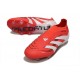Buty adidas Predator Elite Laceless FG Czerwony Biały Czarny
