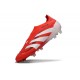 Buty adidas Predator Elite Laceless FG Czerwony Biały Czarny