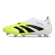 Buty adidas Predator Elite Laceless FG Biały Czarny Zawistny