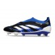 Buty adidas Predator Elite Laceless FG Czarny Niebieski Biały