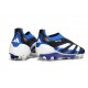 Buty adidas Predator Elite Laceless FG Czarny Niebieski Biały