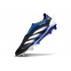 Buty adidas Predator Elite Laceless FG Czarny Niebieski Biały