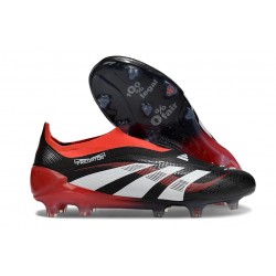 Buty adidas Predator Elite Laceless FG Czarny Biały Czerwony