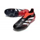 Buty adidas Predator Elite Laceless FG Czarny Biały Czerwony