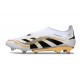 Buty adidas Predator Elite Laceless FG Biały Czarny Złoto