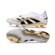 Buty adidas Predator Elite Laceless FG Biały Czarny Złoto
