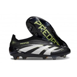 Buty adidas Predator Elite Laceless FG Czarny Biały Zawistny