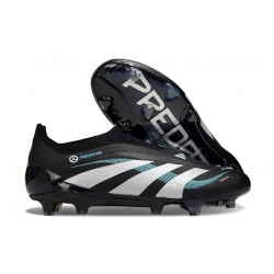 Buty adidas Predator Elite Laceless FG Czarny Biały Niebieski