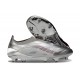 Buty adidas Predator Elite Laceless FG Srebro Szary