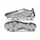 Buty adidas Predator Elite Laceless FG Srebro Szary