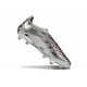 Buty adidas Predator Elite Laceless FG Srebro Szary