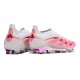 Buty adidas Predator Elite Laceless FG Różowy Biały