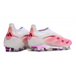 Buty adidas Predator Elite Laceless FG Różowy Biały