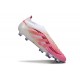 Buty adidas Predator Elite Laceless FG Różowy Biały