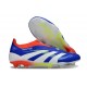 Buty adidas Predator Elite Laceless FG Niebieski Biały Czerwony