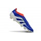 Buty adidas Predator Elite Laceless FG Niebieski Biały Czerwony
