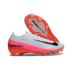 Nike Air Zoom Mercurial Vapor 16 Elite FG Biały Czarny Czerwony