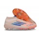 Korki Pilkarskie Adidas F50 Elite Mid FG Pomarańczowy Niebieski