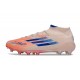 Korki Pilkarskie Adidas F50 Elite Mid FG Pomarańczowy Niebieski
