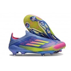 Korki Piłkarskie adidas F50+ LL FG Niebieski Zawistny Różowy
