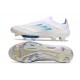 Korki Piłkarskie adidas F50+ LL FG Biały Srebro Niebieski