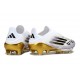 Korki Piłkarskie adidas F50+ LL FG Biały Czarny Złoto