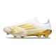 Korki Piłkarskie adidas F50+ LL FG Biały Złoto