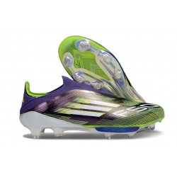 Korki Piłkarskie adidas F50+ LL FG Fioletowy Biały Zawistny 
