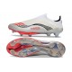 Korki Piłkarskie adidas F50+ LL FG X Messi Biały Srebro Czerwony