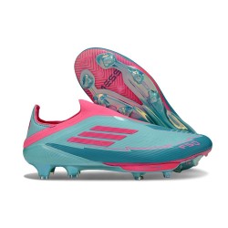 Korki Piłkarskie adidas F50+ LL FG X Messi Niebieski Różowy