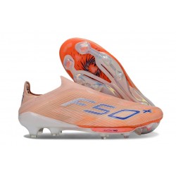 Korki Piłkarskie adidas F50+ LL FG Pomarańczowy Niebieski