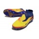Korki Piłkarskie Nike Phantom 6 Elite High FG Zawistny Niebieski Złoty