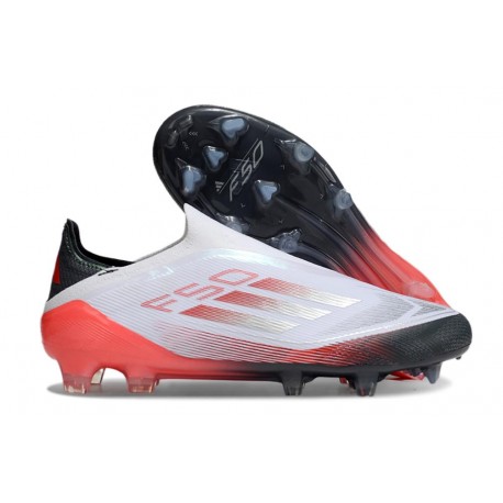 Adidas F50 Elite LL FG Buty Biały Czarny Czerwony