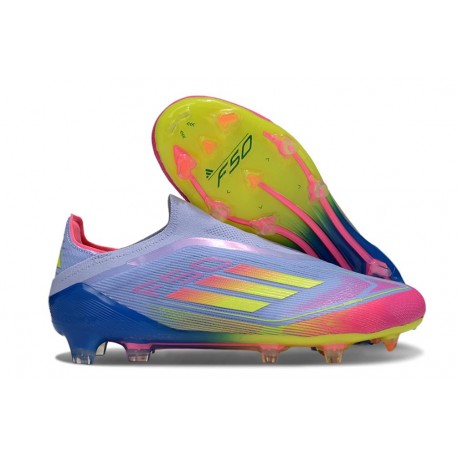 Adidas F50 Elite LL FG Buty Niebieski Zawistny Różowy