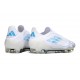 Adidas F50 Elite LL FG Buty Biały Srebro Niebieski